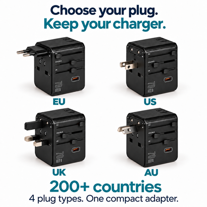 G70 PRO Universal Travel Adapter & Fast Charger