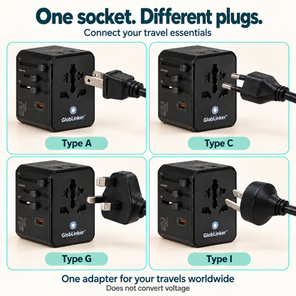 G70 PRO Universal Travel Adapter & Fast Charger